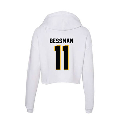 Kennesaw - NCAA Women's Soccer : Jaclyn Bessman - Women's Crop Fleece Hooded Sweatshirt-1