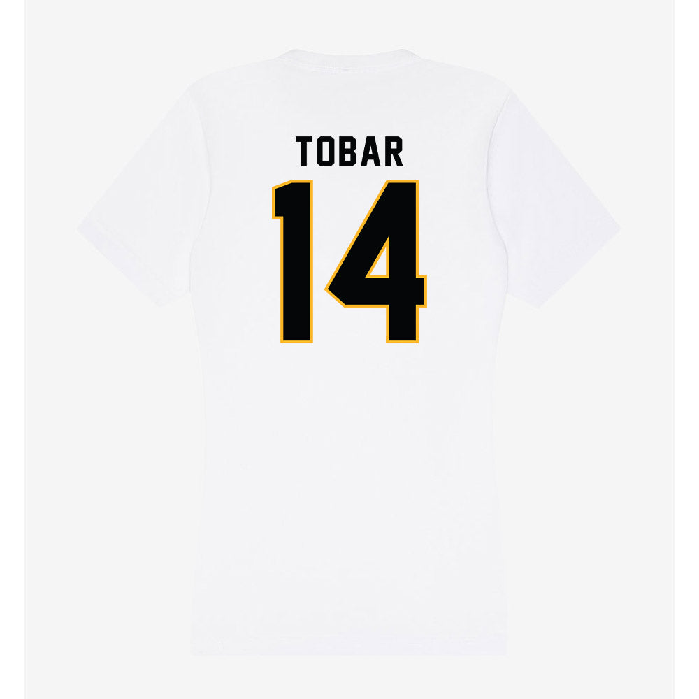 Kennesaw - NCAA Softball : Kimberly Tobar - Women's V-Neck T-Shirt-1