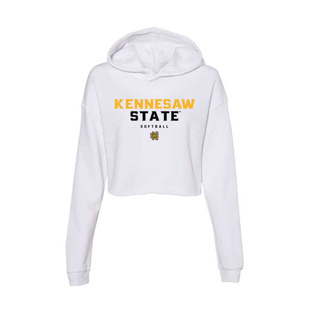 Kennesaw - NCAA Softball : Taylor Daniel - Women's Crop Fleece Hoodie-0