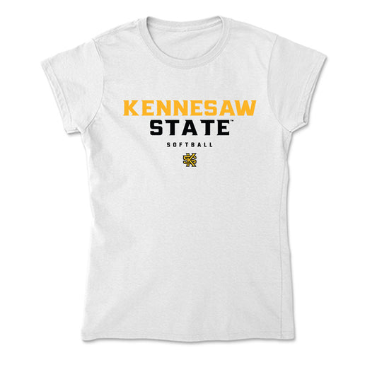 Kennesaw - NCAA Softball : Kimberly Tobar - Soft Style Women’s T-Shirt-0