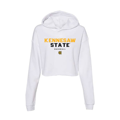 Kennesaw - NCAA Baseball : Wesley Alig - Women's Crop Fleece Hoodie-0