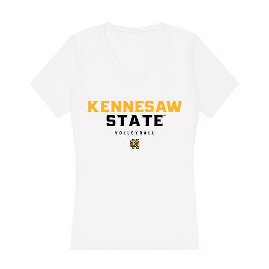 Kennesaw - NCAA Women's Volleyball : Alexis Sowers - Women's V-Neck T-Shirt-0