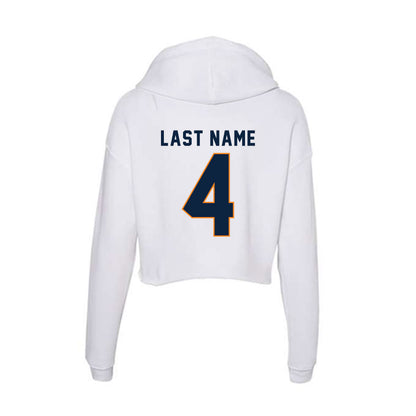 UT Martin - NCAA Men's Basketball : Afan Trnka - Women's Crop Fleece Hoodie-1