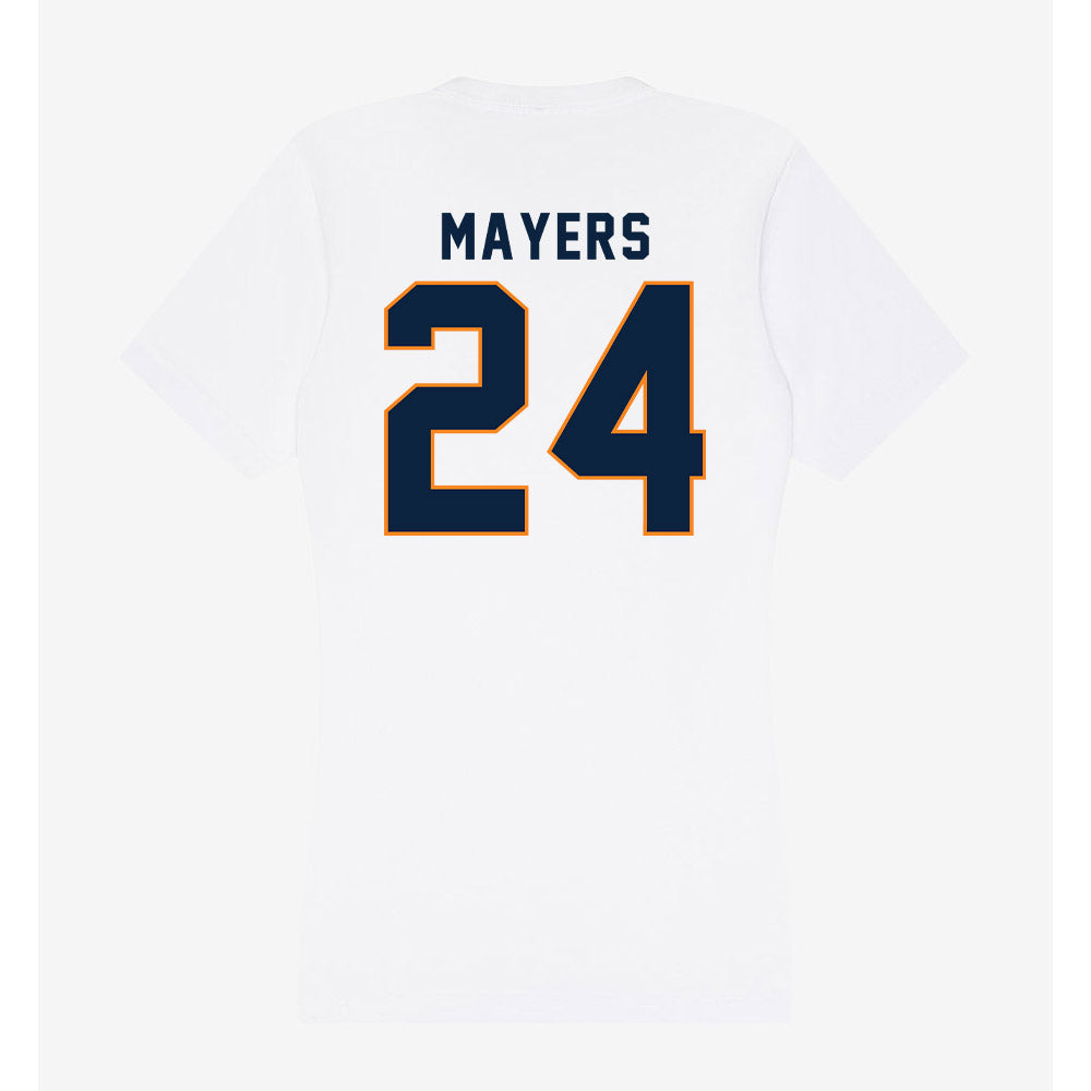 UT Martin - NCAA Football : Jamal Mayers - Women's V-Neck T-Shirt-1