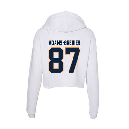UT Martin - NCAA Football : Dawson Adams-Grenier - Women's Crop Fleece Hoodie-1