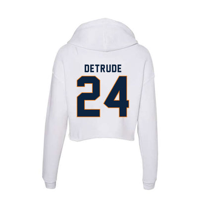 UT Martin - NCAA Baseball : Bennett DeTrude - Women's Crop Fleece Hoodie-1