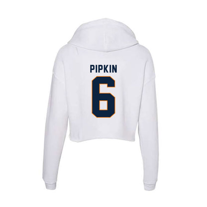 UT Martin - NCAA Football : Keyshaun Pipkin - Women's Crop Fleece Hoodie-1