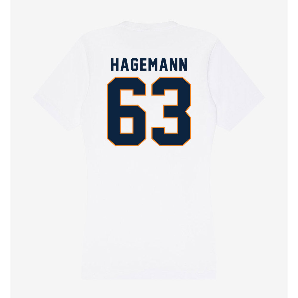 UT Martin - NCAA Football : Matt Hagemann - Women's V-Neck T-Shirt-1