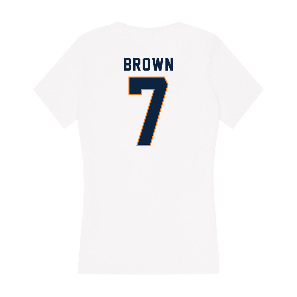  - NCAA Softball : Kyrsten Brown - Women's V-Neck T-Shirt-1