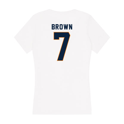  - NCAA Softball : Kyrsten Brown - Women's V-Neck T-Shirt-1