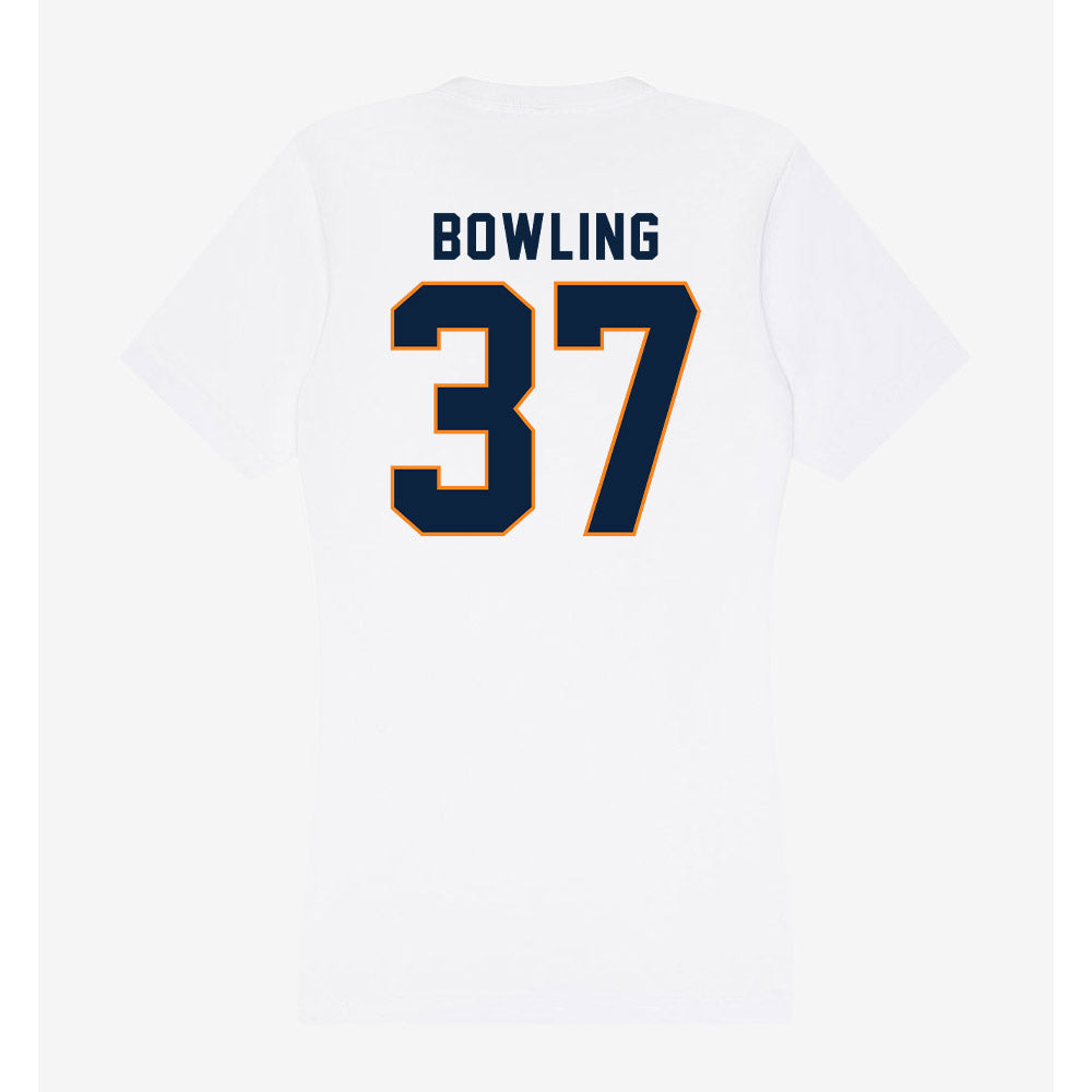 UT Martin - NCAA Football : Braylen Bowling - Women's V-Neck T-Shirt-1