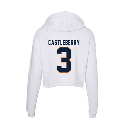 UT Martin - NCAA Football : Joel Castleberry - Women's Crop Fleece Hoodie-1