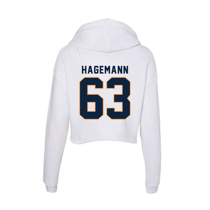 UT Martin - NCAA Football : Matt Hagemann - Women's Crop Fleece Hoodie-1