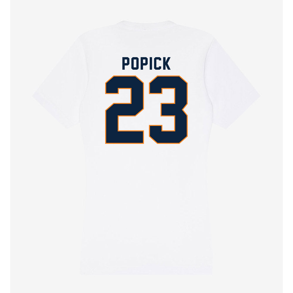 UT Martin - NCAA Baseball : JT Popick - Women's V-Neck T-Shirt-1