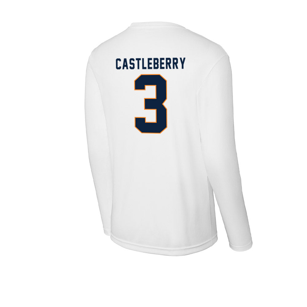 UT Martin - NCAA Football : Joel Castleberry - Activewear Long Sleeve T-Shirt-1