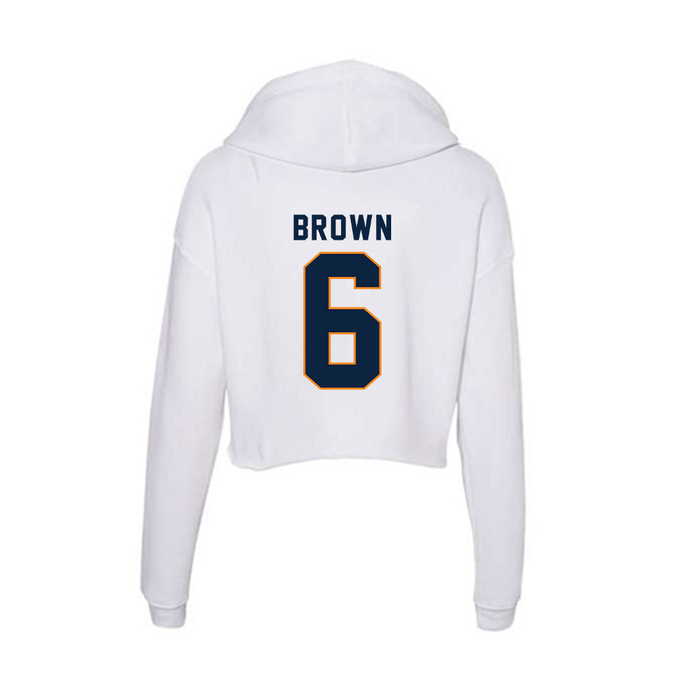  - NCAA Softball : Kennedy Brown - Women's Crop Fleece Hoodie-1