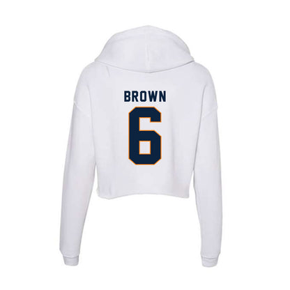  - NCAA Softball : Kennedy Brown - Women's Crop Fleece Hoodie-1