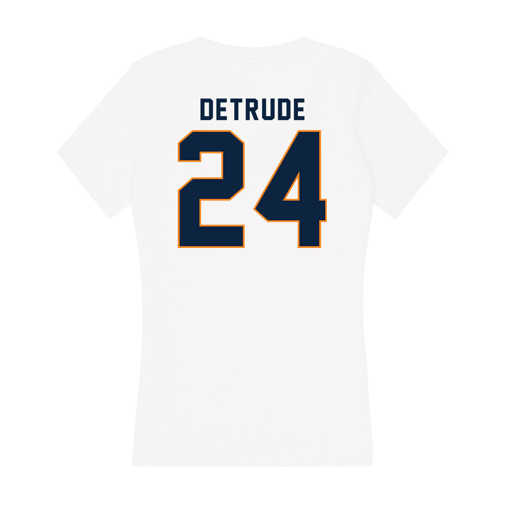 UT Martin - NCAA Baseball : Bennett DeTrude - Women's V-Neck T-Shirt-1