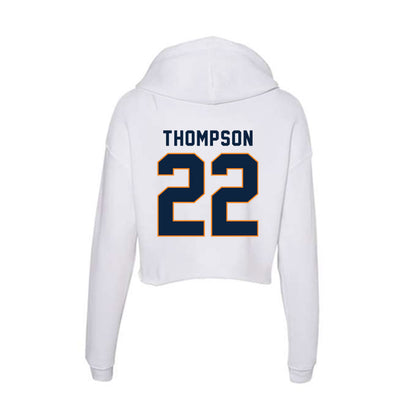 UT Martin - NCAA Women's Soccer : Kylee Thompson - Women's Crop Fleece Hoodie-1