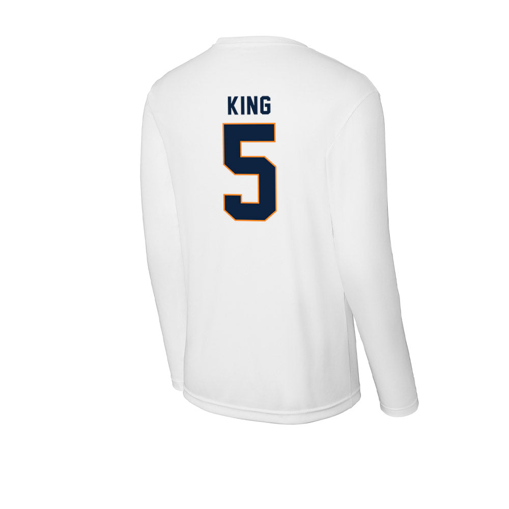 UT Martin - NCAA Men's Basketball : Damien King - Activewear Long Sleeve T-Shirt-1