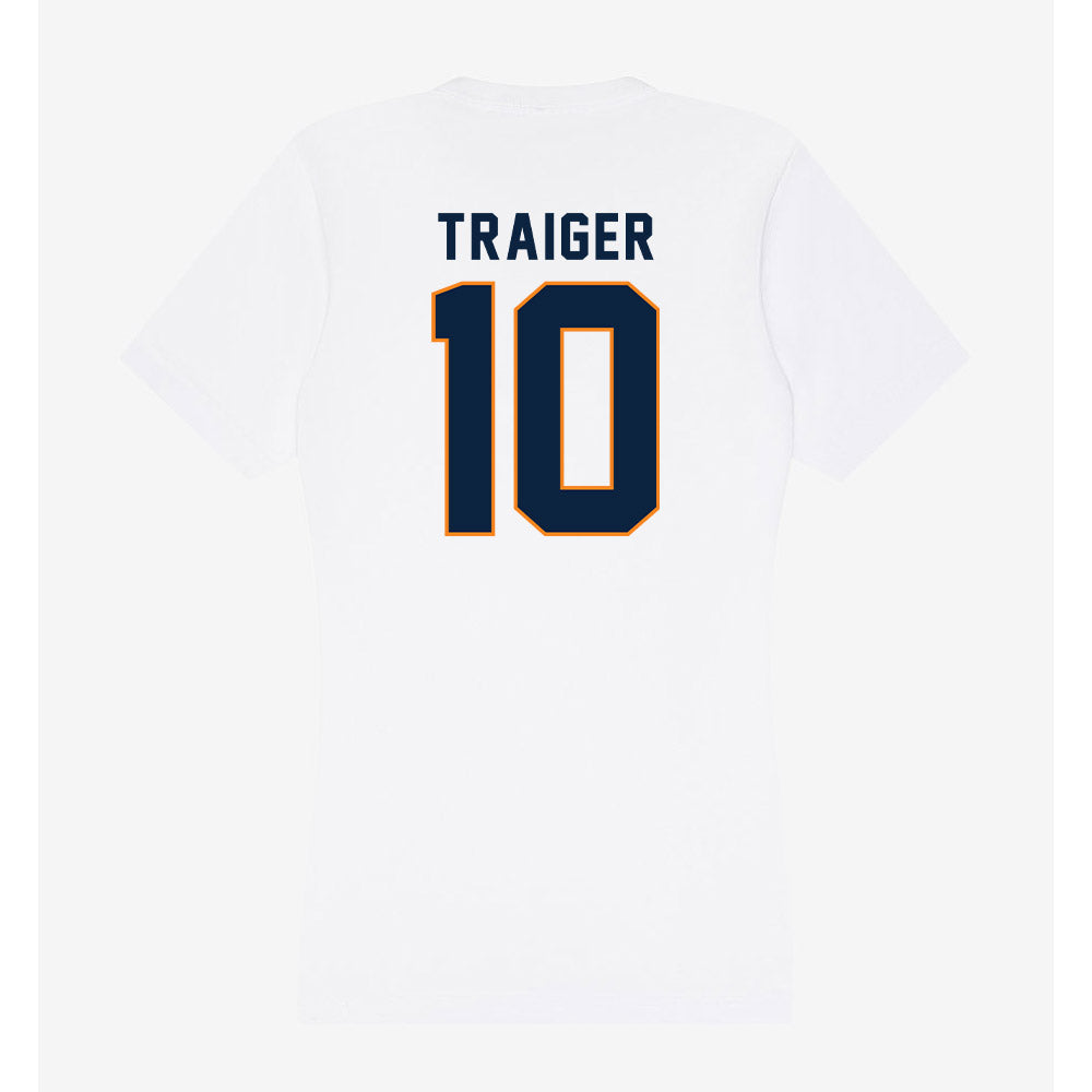 UT Martin - NCAA Beach Volleyball : Amara Traiger - Women's V-Neck T-Shirt-1
