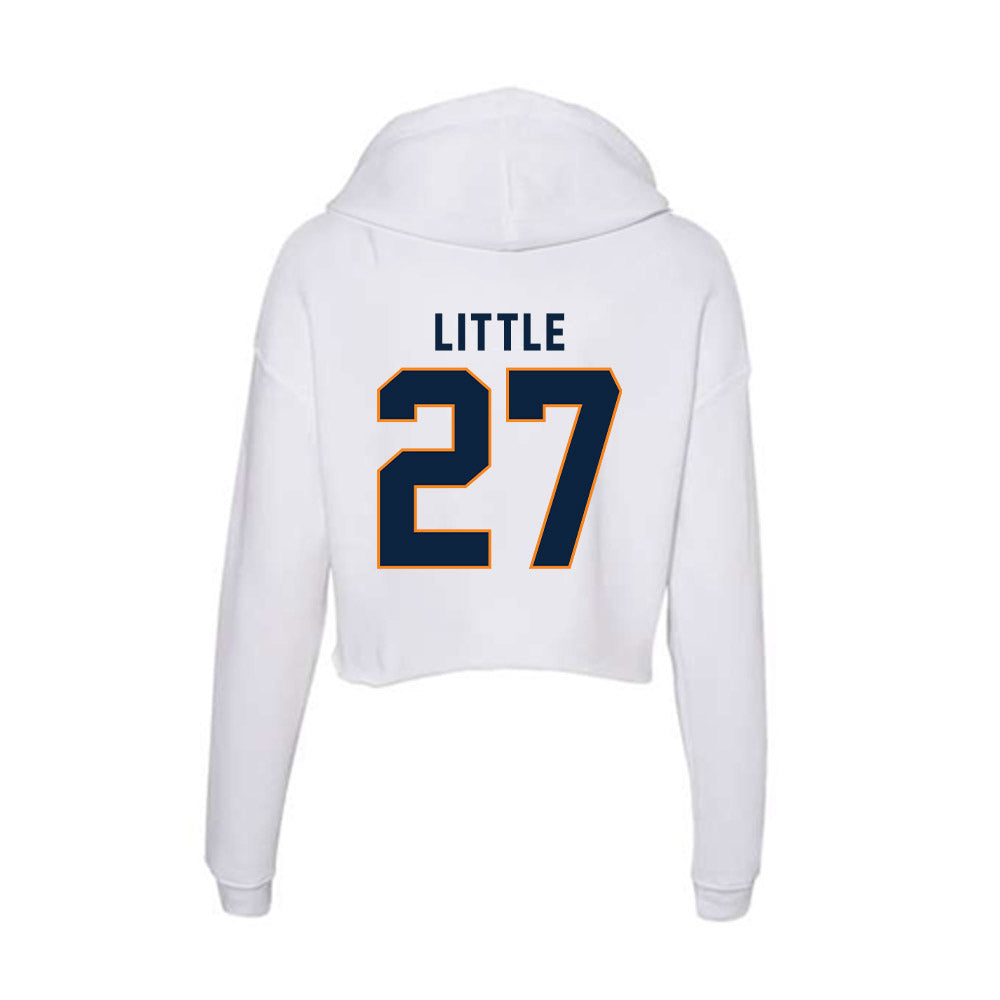 UT Martin - NCAA Baseball : Mason Little - Women's Crop Fleece Hoodie-1