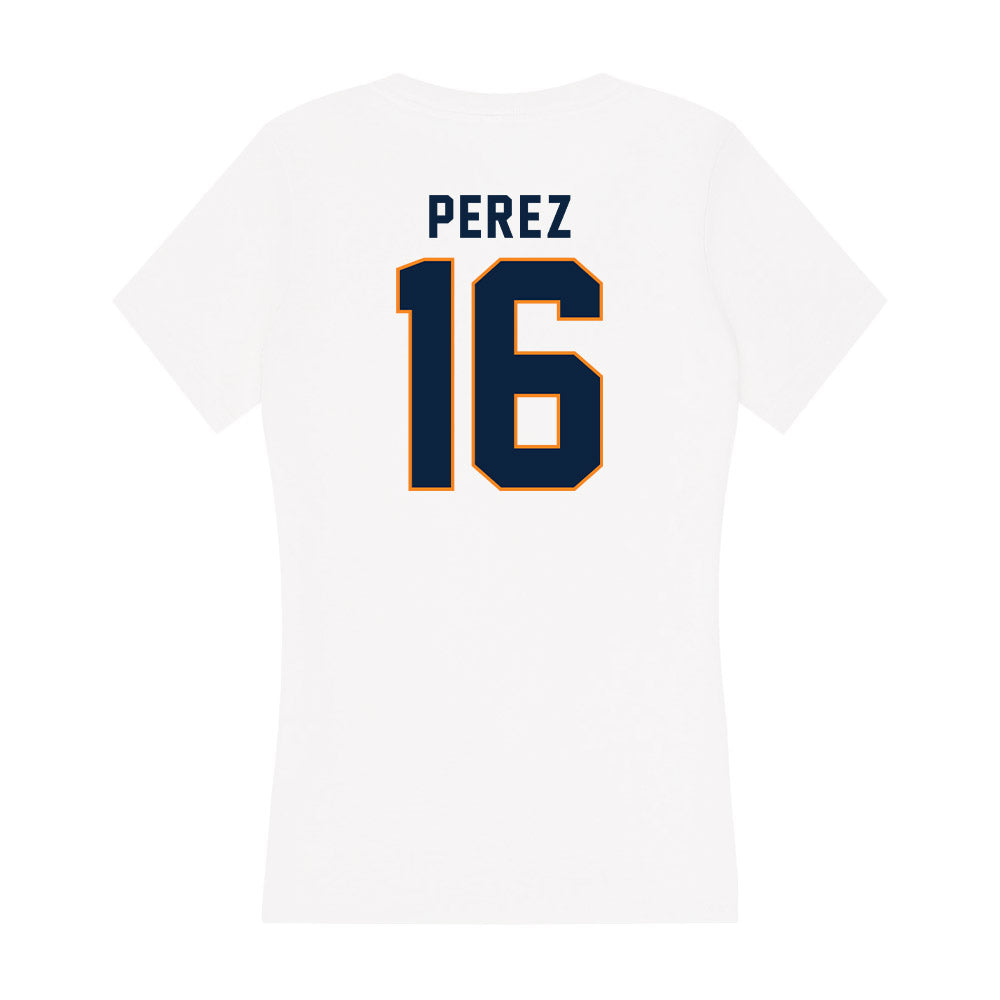 UT Martin - NCAA Baseball : Shawn Perez - Women's V-Neck T-Shirt-1