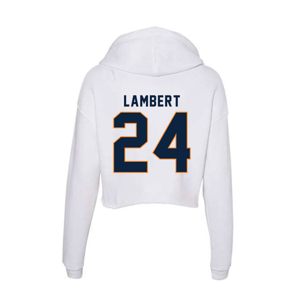 UT Martin - NCAA Women's Basketball : Mikayla Lambert - Women's Crop Fleece Hoodie-1