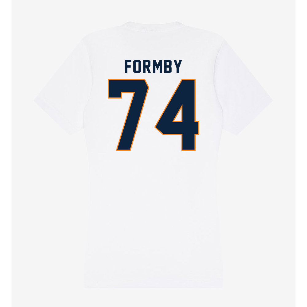 UT Martin - NCAA Football : Hayes Formby - Women's V-Neck T-Shirt-1