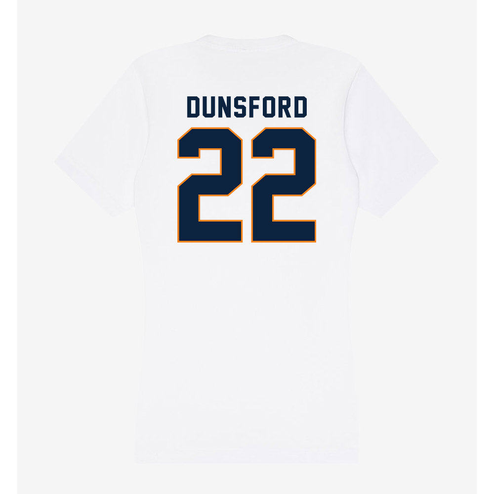UT Martin - NCAA Baseball : TJ Dunsford - Women's V-Neck T-Shirt-1