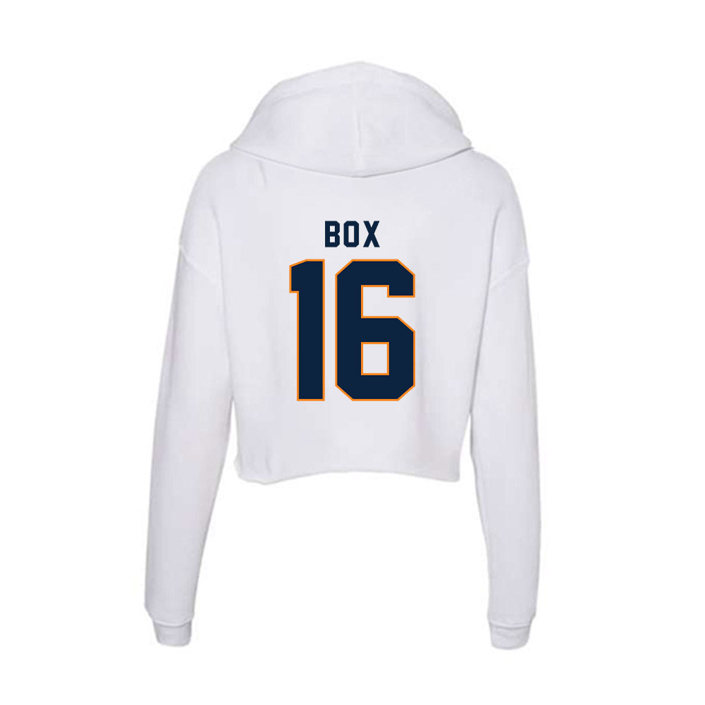 UT Martin - NCAA Baseball : Cullen Box - Women's Crop Fleece Hoodie-1