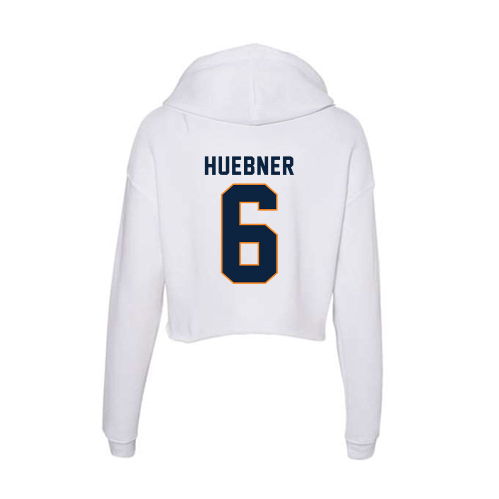 UT Martin - NCAA Baseball : Eli Huebner - Women's Crop Fleece Hoodie-1