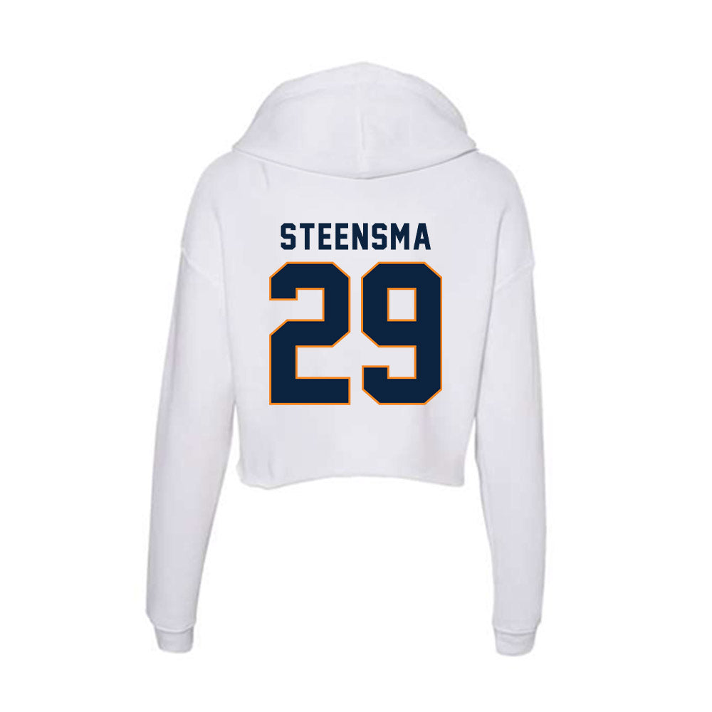 UT Martin - NCAA Baseball : Eric Steensma - Women's Crop Fleece Hoodie-1