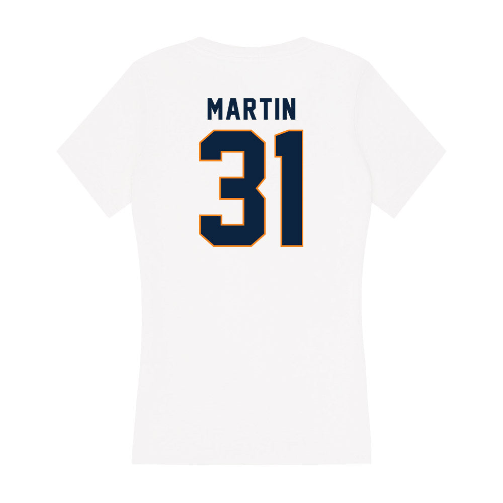 UT Martin - NCAA Baseball : Eli Martin - Women's V-Neck T-Shirt-1