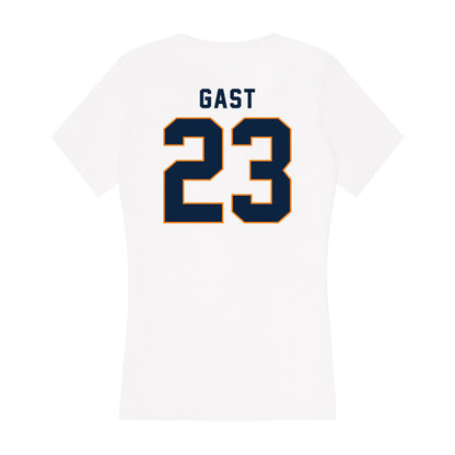 UT Martin - NCAA Baseball : Austin Gast - Women's V-Neck T-Shirt-1