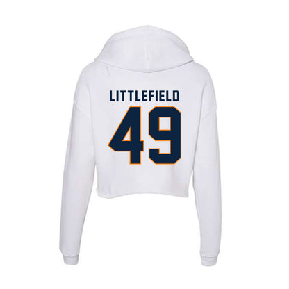 UT Martin - NCAA Football : Connon Littlefield - Women's Crop Fleece Hoodie-1