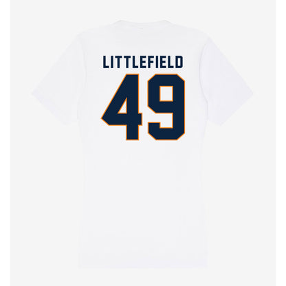 UT Martin - NCAA Football : Connon Littlefield - Women's V-Neck T-Shirt-1
