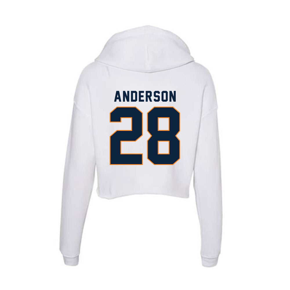 UT Martin - NCAA Baseball : Garner Anderson - Women's Crop Fleece Hoodie-1