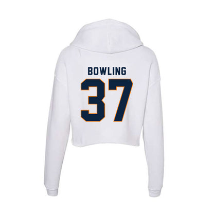 UT Martin - NCAA Football : Braylen Bowling - Women's Crop Fleece Hoodie-1