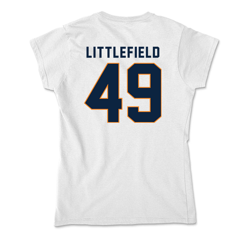 UT Martin - NCAA Football : Connon Littlefield - Soft Style Women’s T-Shirt-1