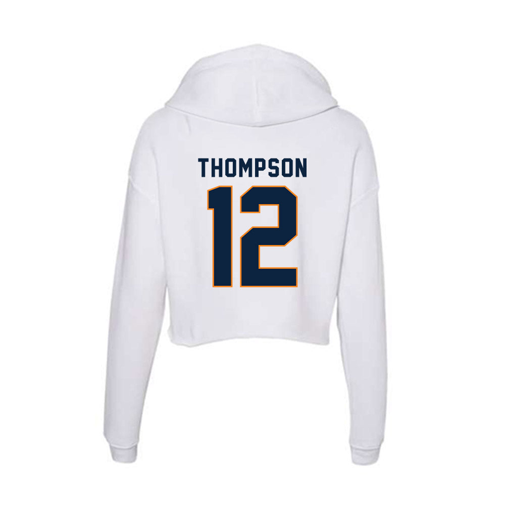 UT Martin - NCAA Women's Basketball : Zy Thompson - Women's Crop Fleece Hoodie-1
