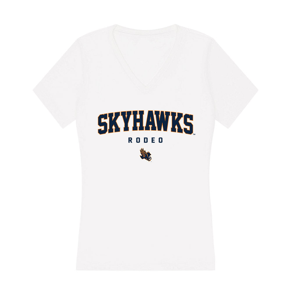 UT Martin - NCAA Rodeo : Cam Underwood - Women's V-Neck T-Shirt-0