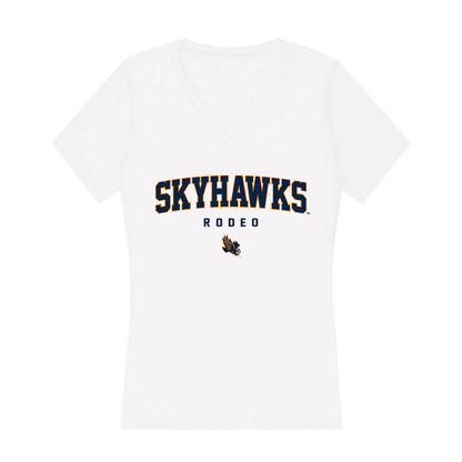 UT Martin - NCAA Rodeo : Cam Underwood - Women's V-Neck T-Shirt-0