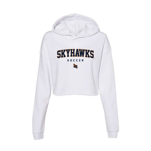 UT Martin - NCAA Women's Soccer : Maggie Stephens - Women's Crop Fleece Hooded Sweatshirt-0