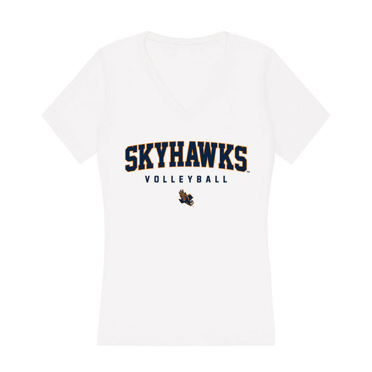 UT Martin - NCAA Women's Volleyball : Mia Saenz - Women's V-Neck T-Shirt-0