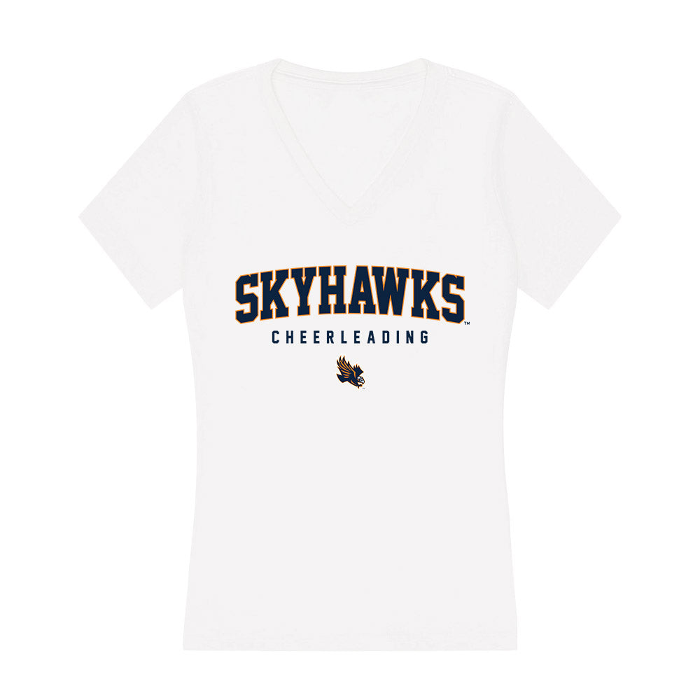 UT Martin - NCAA Cheerleading : Bailey Williams - Women's V-Neck T-Shirt-0