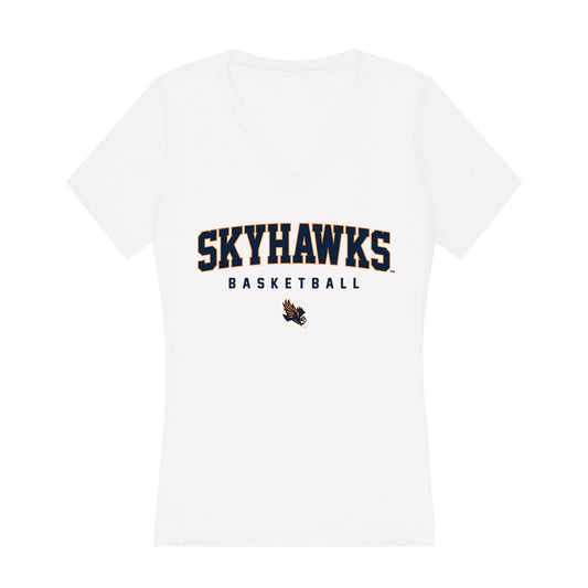 UT Martin - NCAA Women's Basketball : Raven Sims - Women's V-Neck T-Shirt-0
