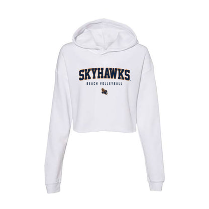UT Martin - NCAA Beach Volleyball : Amara Traiger - Women's Crop Fleece Hoodie-0
