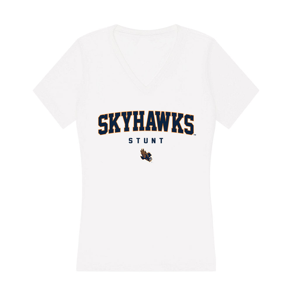 UT Martin - STUNT : Ellen Colston - Women's V-Neck T-Shirt-0
