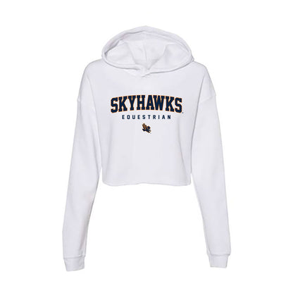 UT Martin - NCAA Equestrian : Caroline Krier - Women's Crop Fleece Hoodie-0
